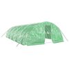vidaXL Greenhouse Green Polyethylene Large Rollable Greenhouse