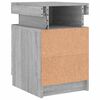 vidaXL Bedside Cabinet Set of 2 Grey Sonoma Engineered wood Medium