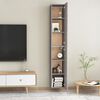 vidaXL TV Cabinet Set of 2 Concrete grey Engineered wood Medium