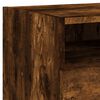 vidaXL Bedside Cabinet Set of 2 Smoked oak Engineered wood