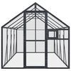 vidaXL Aviary Anthracite Aluminum 70.5 x 157.5 x 72.8 in Durable