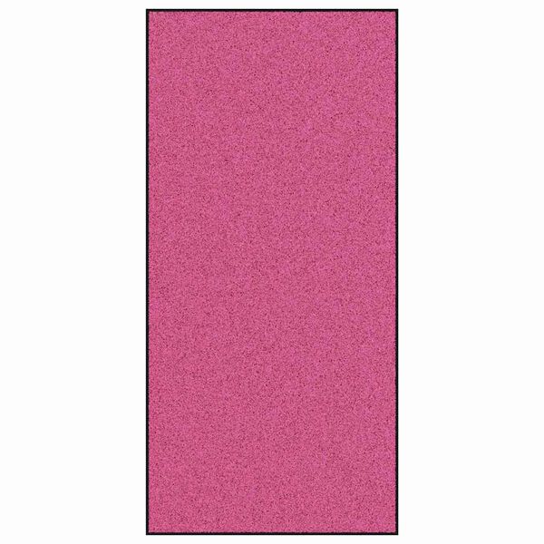 vidaXL Doormat Other Pink and Black 47.3" x 98.4" Polyamide and PVC