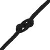 vidaXL Boat Rope Full Black 0.12 " 164.0 ' Polypropylene