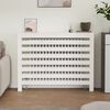 vidaXL Radiator Cover White 42.7x7.5x33.1" Solid Wood Pine