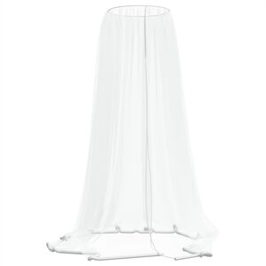 vidaXL Mosquito Net for Umbrella 220 Mesh White Φ118.1x90.6"