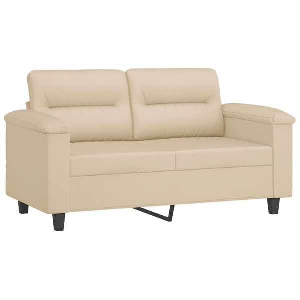 vidaXL Sofa Set Cream