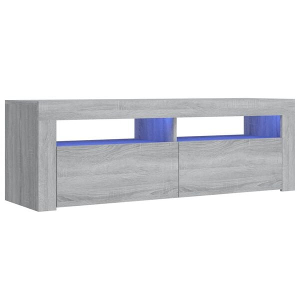 vidaXL TV Cabinet Grey Sonoma Engineered Wood Medium TV Cabinet