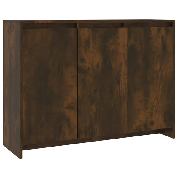 vidaXL Sideboard Smoked Oak Engineered Wood Standard Sideboard