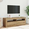 vidaXL TV Cabinet Artisan Oak Engineered Wood Medium Lights TV Cabinet