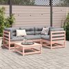 vidaXL Garden Sofa Set Reddish-Brown Solid Douglas Fir Wood (untreated)