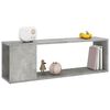 vidaXL TV Cabinet Concrete grey Engineered wood Medium TV Cabinet