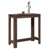 vidaXL Bar Table Brown Oak 40.2x19.7x40.7" Engineered Wood