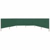 vidaXL Wind Screen Green Non-woven fabric Large Foldable Wind Screen