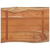 vidaXL Table Top Natural Solid acacia wood 31.5 x 23.6 in Durable