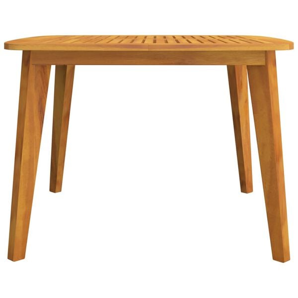 vidaXL Garden Table Natural Wood Solid acacia wood Medium Durable