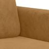 vidaXL Sofa Chair Brown 23.6" Velvet
