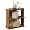 vidaXL Bookcase Old wood Engineered wood Small Bookcase Rectangular