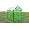 vidaXL Greenhouse Green Powder-coated steel, PVC XL Lightweight