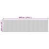 vidaXL Room Divider Natural 65.0x236.2" Bamboo