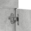 vidaXL Sink Cabinet Concrete grey Engineered wood 31.5 x 15.2 x 18.1 in