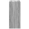 vidaXL Bookcase Grey Sonoma Engineered Wood Medium Bookcase