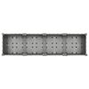 vidaXL Raised Bed Light grey Polypropylene Large Durable Raised Bed