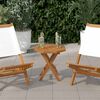 vidaXL Table Top Brown Solid teak wood 15.7 x 15.7 in Durable