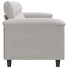 vidaXL 2-seater Sofa Light grey