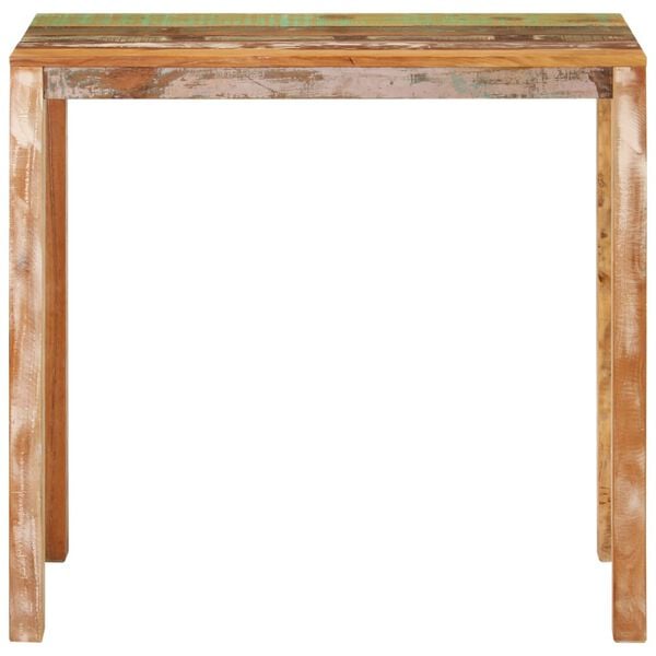 vidaXL Bar Table Multicolor Solid reclaimed wood Medium Durable
