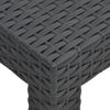 vidaXL Outdoor Lounge Set Anthracite Polypropylene with rattan look