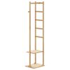 vidaXL Coat Stand Bamboo Tall and slim Coat Stand Rectangular