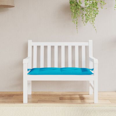 vidaXL Garden Bench Cushion Light Blue 39.4"x19.7"x2.8" Oxford Fabric