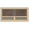 vidaXL Terrarium Transparent, Wood Engineered wood, Glass, Steel Durable