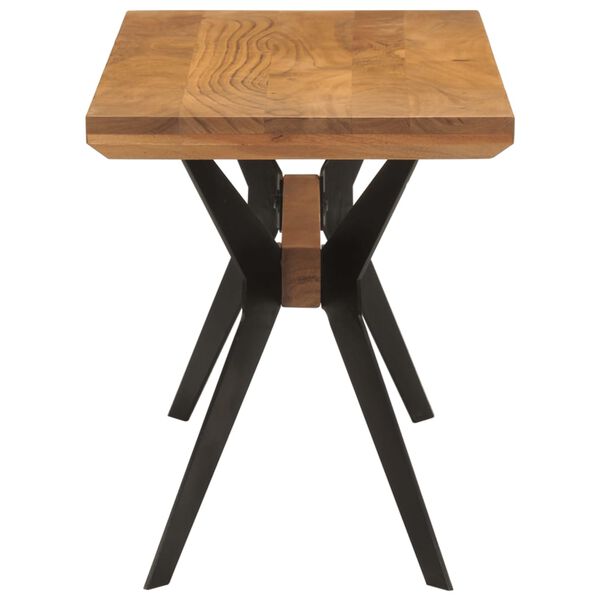 vidaXL Dining Bench Natural Wood Solid Acacia Wood Medium Durable