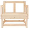 vidaXL Garden Chair Natural wood Solid pine wood Standard Modular