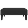 vidaXL Sofa Bed Black Velvet (100% polyester), wood, plastic 2-seater