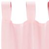 vidaXL Voile Curtains with Loops 2 pcs Light Pink 55.1x96.5"