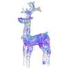 vidaXL Reindeer Christmas Decoration Set of 2 Multicolour Acrylic