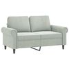 vidaXL Sofa Set Light grey