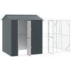vidaXL Bird Cage Anthracite 418 x 210 x 247 cm Galvanized steel