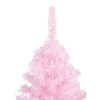 vidaXL Artificial Christmas Tree Pink PVC Artificial Christmas Tree