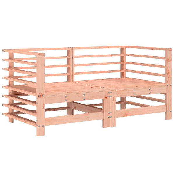 vidaXL Garden Lounge Set Natural Douglas Wood Solid Douglas Wood Large