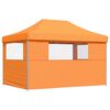 vidaXL Party Tent Orange Oxford fabric with PVC coating Large