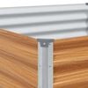 vidaXL Garden Raised Bed Rusty Corten Steel Large Decorative Inlays