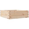 vidaXL Garden Planter Natural Wood Solid Pine Wood Medium Garden Planter