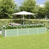 vidaXL Planter Green 125.98 x 31.50 x 17.72 in Steel