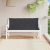 vidaXL Garden Bench Cushion Set of 2 Black Oxford fabric (100% polyester)