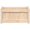 vidaXL Garden Planter Natural wood color Solid pine wood Medium