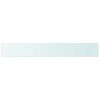 vidaXL Glass Panel Clear Tempered Glass 35.4x4.7 in Simple
