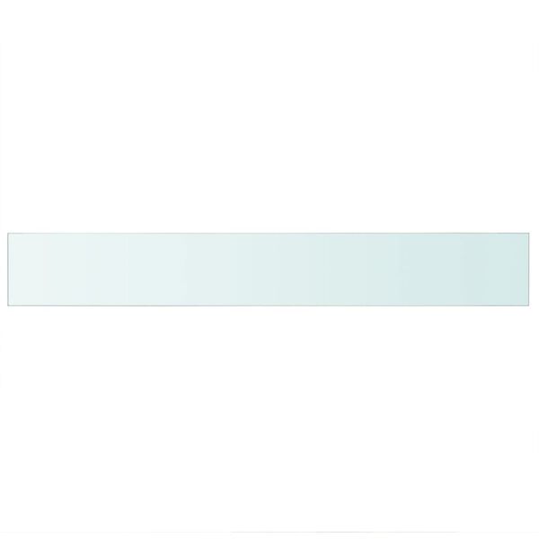 vidaXL Glass Panel Clear Tempered Glass 35.4x4.7 in Simple